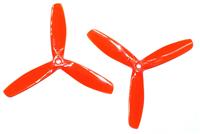 Kingkong 5050 3-Blade Red Propellers CW CCW 1 Pair for FPV Racer [1067891-r]